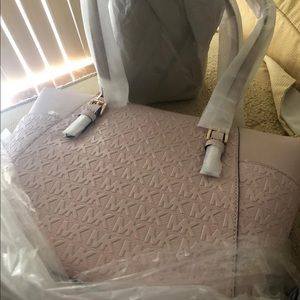 Michael Kors Pale Pink Tote Bag & matching wallet